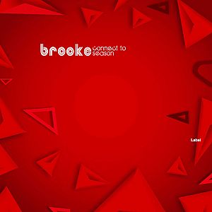 Pre Made Album Cover Guardsman Red a red abstract background with triangles