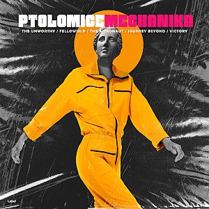 Pre Made Album Cover Carrot Orange a woman in a yellow suit with an orange circle around her neck