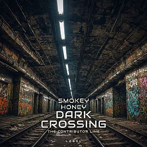 Pre Made Album Cover Shark smokey honey - dark crossing the contributor line