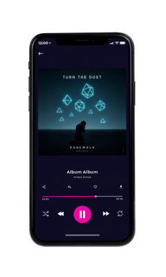 album cover on a phone view Aztec