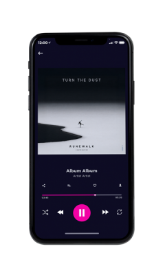 album cover on a phone view Woodsmoke