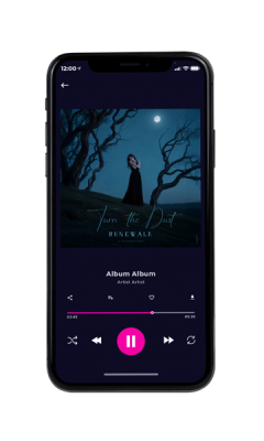 album cover on a phone view Gable Green