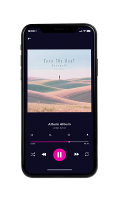 album cover on a phone view Swirl