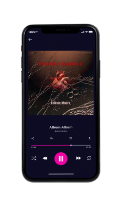 album cover on a phone view Cocoa Brown