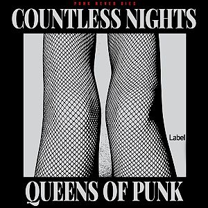 Pre Made Album Cover Iron a black and white photo of a woman's legs with fishnet stockings