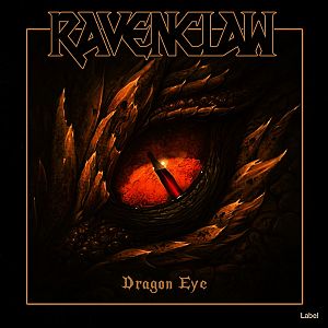 Pre Made Album Cover Asphalt a close up of a dragon's eye in the dark