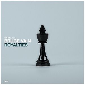 Pre Made Album Cover Loblolly a black chess piece sitting on top of a white table