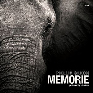 Pre Made Album Cover Tuatara a black and white photo of an elephant's face