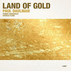 Pre Made Album Cover Wheatfield a gold metal plate with a white background