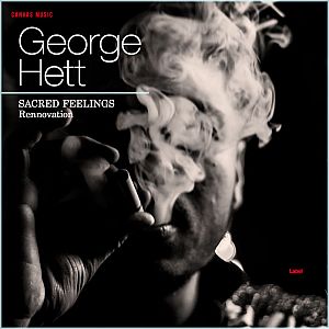 Pre Made Album Cover Cod Gray a man smoking a cigarette in a black and white photo