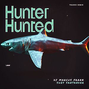 Pre Made Album Cover Thunder a large white shark swimming in the ocean