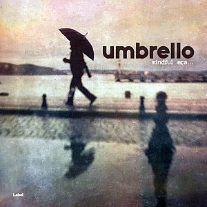 Pre Made Album Cover Tea a person walking with an umbrella in the rain