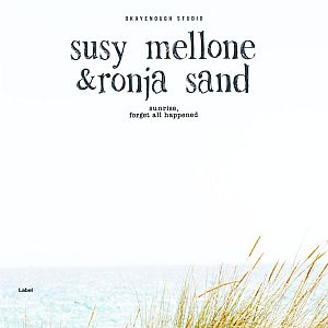 Pre Made Album Cover Gray Nurse a woman standing on top of a sandy beach next to the ocean