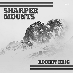 Pre Made Album Cover Alto a black and white photo of a mountain