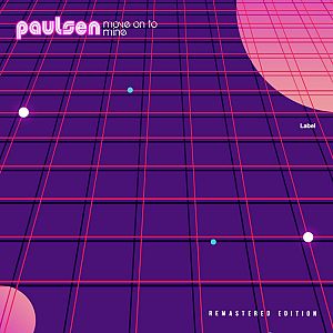 Pre Made Album Cover Persian Indigo a purple background with circles and lines