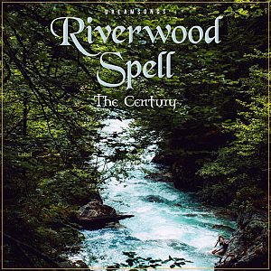 Pre Made Album Cover Rangoon Green a river running through a lush green forest