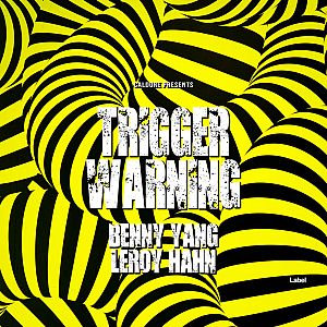 Pre Made Album Cover Turbo a black and yellow background with a lot of black and yellow stripes