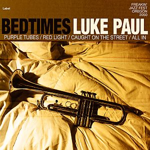Pre Made Album Cover Anzac a trumpet laying on a bed with a sheet