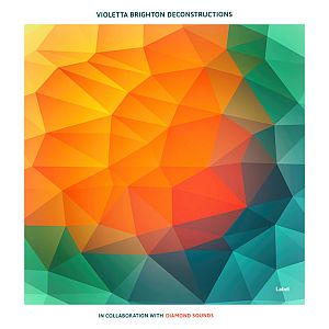 Pre Made Album Cover Tango a colorful abstract background with triangles