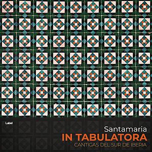 Pre Made Album Cover Cameo a black background with a pattern of squares
