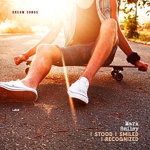 Pre Made Album Cover Old Copper a man sitting on top of a skateboard on a road