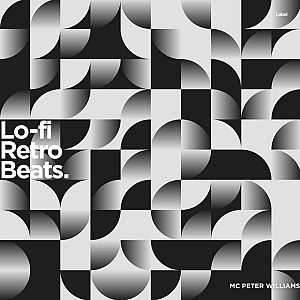 Pre Made Album Cover Alto a black and white pattern with circles
