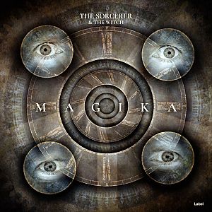 Pre Made Album Cover Merlin a picture of an eye in the center of a circle