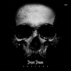 Pre Made Album Cover Silver Chalice a black and white photo of a human skull