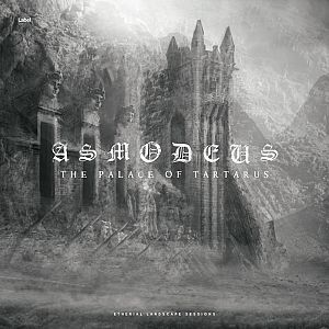 Pre Made Album Cover Tapa a black and white photo of a castle