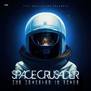 Pre Made Album Cover Black Pearl a man wearing a space suit and helmet