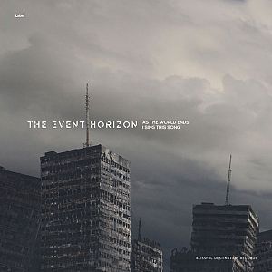Pre Made Album Cover Natural Gray a plane flying over a city under a cloudy sky