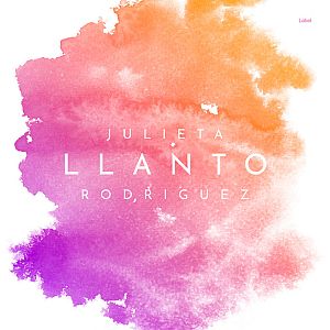 Pre Made Album Cover Mauvelous a multicolored watercolor background with a white background