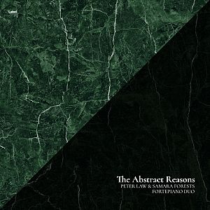 Pre Made Album Cover Racing Green a black and green marble wallpaper with a triangular design
