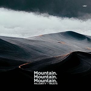 Pre Made Album Cover Tiara a black and white photo of a mountain range