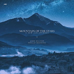 Pre Made Album Cover Bay of Many a view of a mountain range at night with the stars in the sky