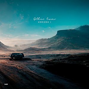 Pre Made Album Cover Gable Green a car driving down a dirt road in the desert
