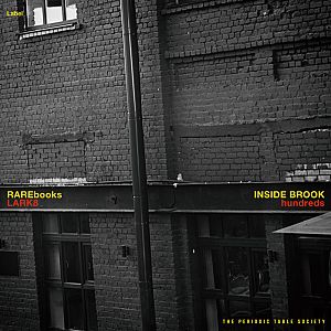 Pre Made Album Cover Mine Shaft a black and white photo of a brick building