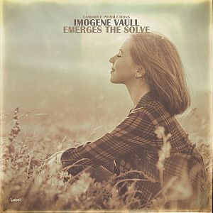 Pre Made Album Cover Sandrift a woman sitting in a field of tall grass