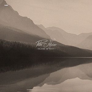 Pre Made Album Cover Del Rio a black and white photo of a mountain lake