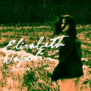 Pre Made Album Cover Deep Forest Green a woman standing in a field with a frisbee in her hand
