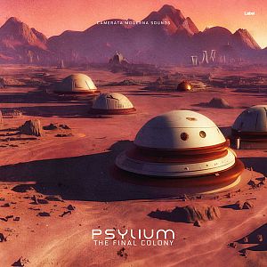 Pre Made Album Cover Copper Rust a group of white domes sitting on top of a desert