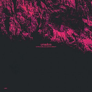 Pre Made Album Cover Baltic Sea a black and pink photo of a mountain