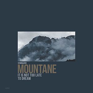 Pre Made Album Cover Limed Spruce a mountain covered in clouds with a sky background