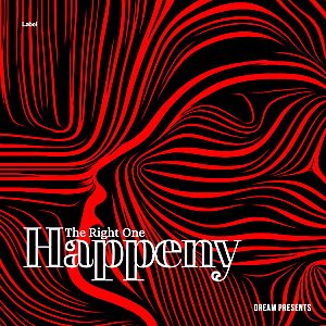 Pre Made Album Cover Asphalt a red and black abstract background with wavy lines