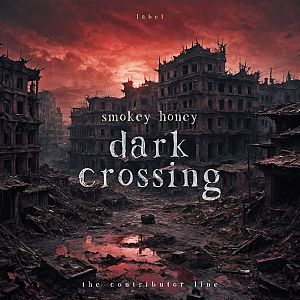 Pre Made Album Cover Thunder the cover of smokey honey's dark crossing