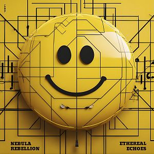 Pre Made Album Cover Old Gold a yellow smiley face on a yellow background