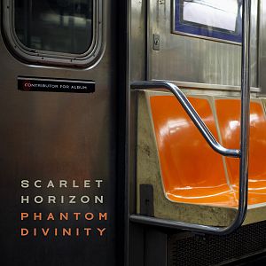 Pre Made Album Cover Dune An empty subway car with orange plastic seats and stainless steel walls.