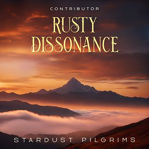 Pre Made Album Cover Crater Brown the cover of rusty dissonancee by stardust pilgrims