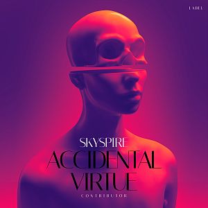 Pre Made Album Cover Honey Flower the cover of sky spire's new album,'accident virtual '