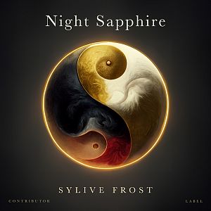 Pre Made Album Cover Zeus yin yang,  night,  sapphire,  album